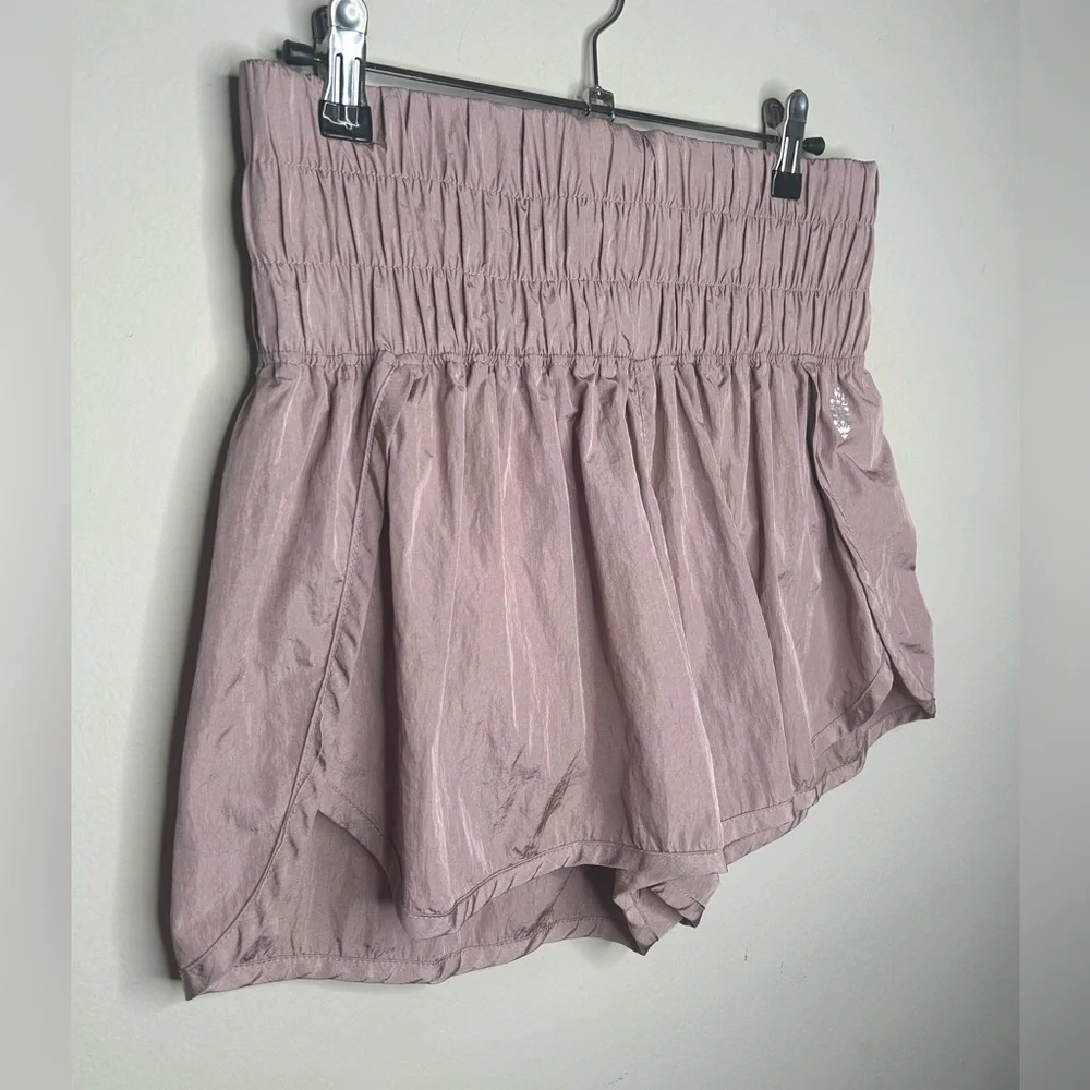 FP Movement Free People The Way Home Workout Shorts in Moonlight Mauve Sz Large - Picture 3 of 11